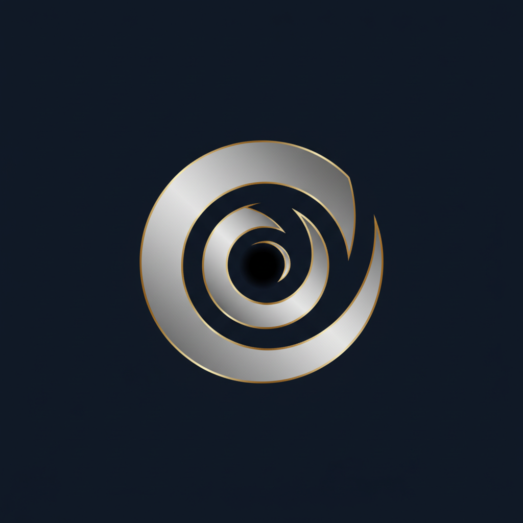Option.Black chrome swirl — dimensional reach